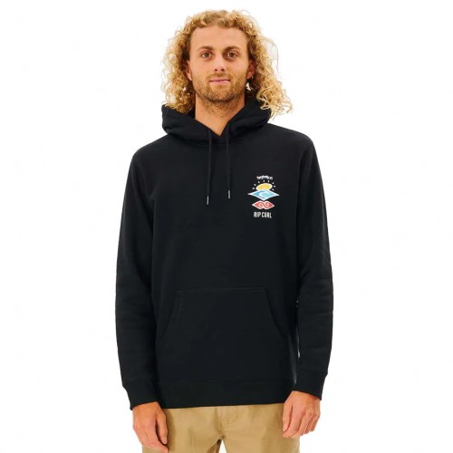 Sudadera Rip Curl Search Icon Hood Black