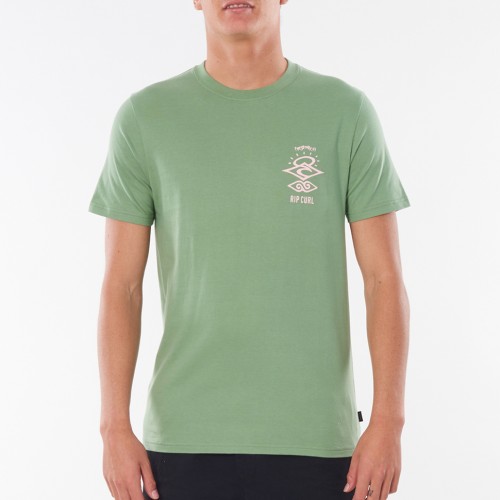 Camiseta Rip Curl Search Logo Tee Frost