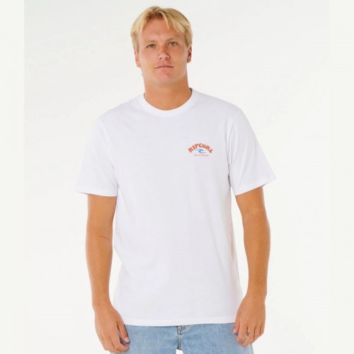 Camiseta Rip Curl Shred Til Tee White