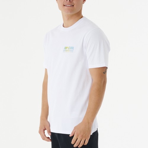 Camiseta Rip Curl Surf Revival Decal Tee White