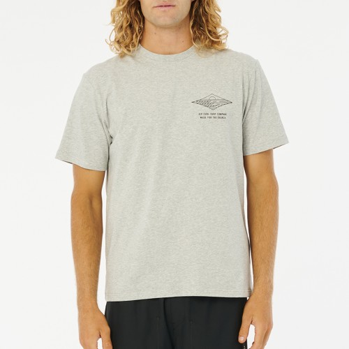 Camiseta Rip Curl Vaporcool Line Up Tee Grey Marle