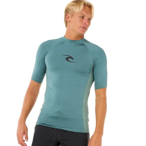 Lycras de surf Rip Curl Waves UPF Perf S/S Bluestone