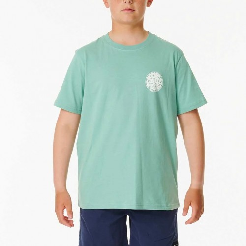 Camiseta Rip Curl Wetsuit Icon Tee-Boy Dusty Green