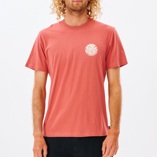 Camiseta Rip Curl Wetsuit Icon Tee Peach