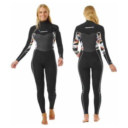 Neopreno de surf Rip Curl Wmns Dawn Patrol 4/3 CZ Black/Black/Multi