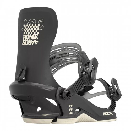 Fijaciones de snowboard Rome Ace Black 2024