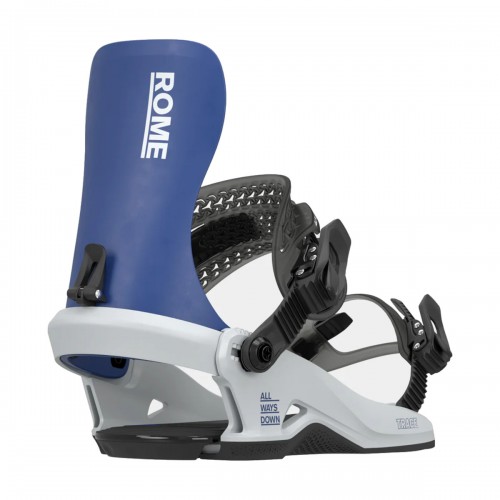 Fijaciones de snowboard Rome Trace Gray/Blue 2025