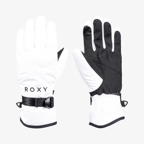 Guantes de snowboard Roxy Jetty Solid Bright White