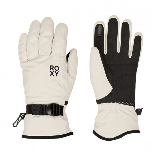 Guantes de snowboard Roxy Jetty Solid Whisper White