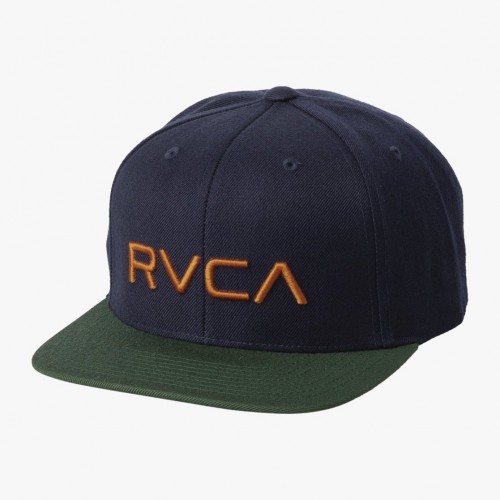 Gorra RVCA Rvca Twill Snapback Navy W/Green
