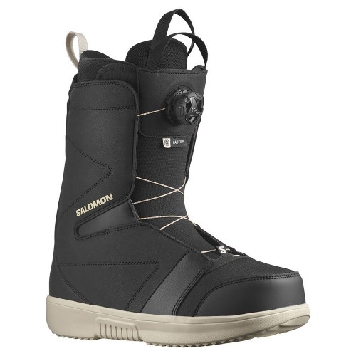 Botas de snowboard Salomon Faction Boa Black/Black/Rainy Day