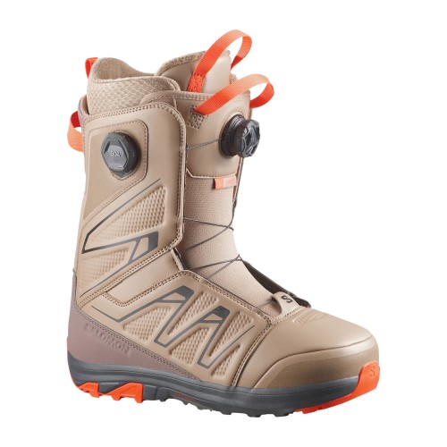 Botas de snowboard Salomon Launch Boa SJ Kelp/Brown Lentil/Dragon Fire 2027