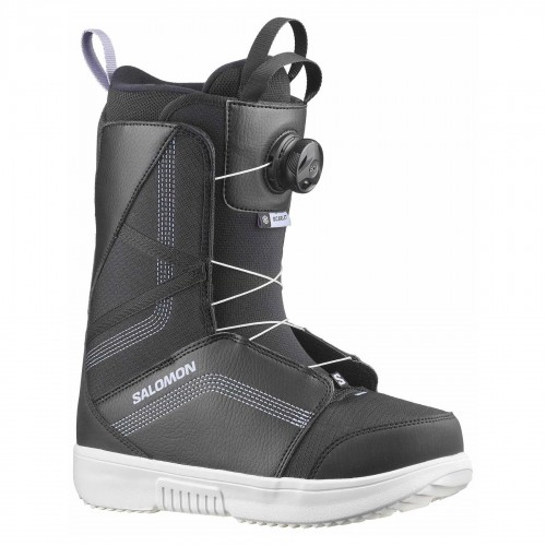 Botas de snowboard Salomon Scarlet BOA Black/Black/Persian Violet 2027