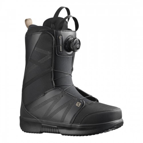 Botas de snowboard Salomon Titan Boa Black/Black/Roasted Cashew 2023