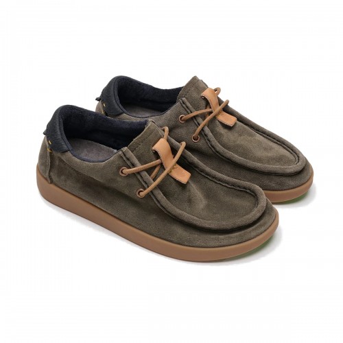 Zapatillas Satorisan Kwahu Winter Suede Deep Khaki
