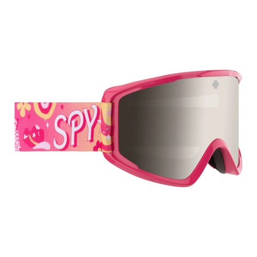 Gafas de snowboard Spy Crusher Elite Jr Pink Party Bronze Silver Mirror