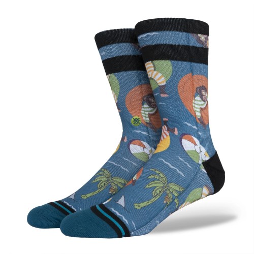 Calcetines de snowboard Stance Monkey Chillin Teal