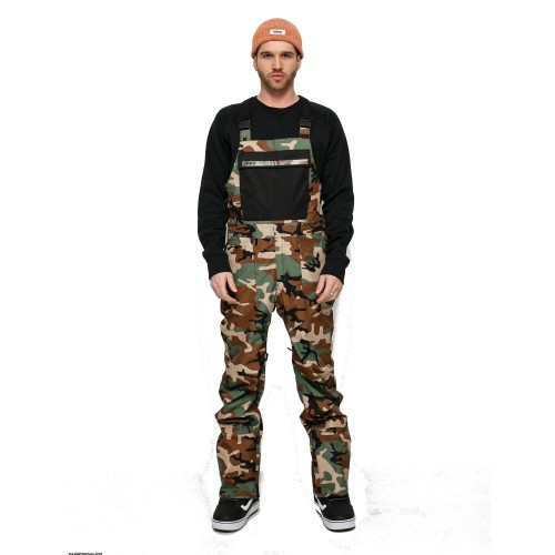 Pantalones de snowboard Thirtytwo Basement Bib Camo