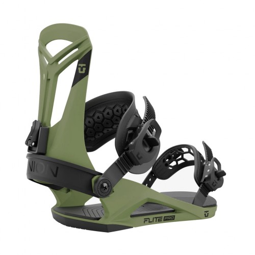 Fijaciones de snowboard Union Binding Flite Pro Olive Green