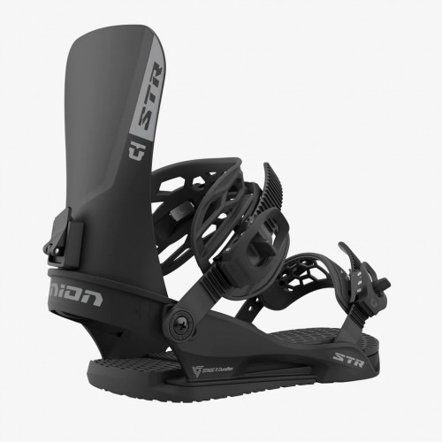 Fijaciones de snowboard Union Binding STR Black