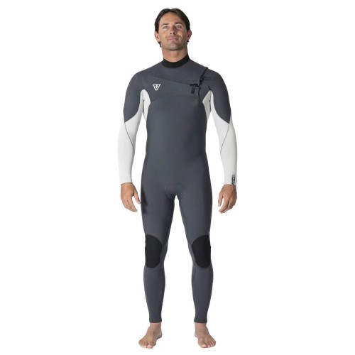 Neopreno de surf Vissla 7 Seas Comp 4/3 Full Chest Zip Coal