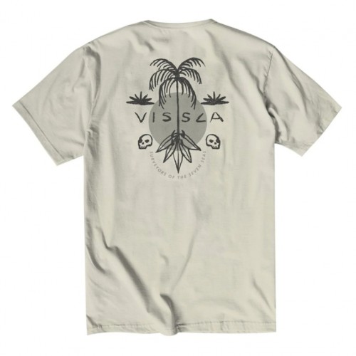 Camiseta Vissla Above And Below Organic Tee Bone