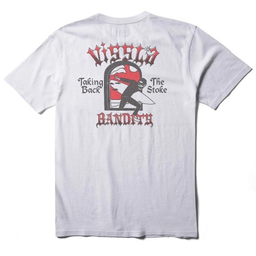 Camiseta Vissla Bandits Pkt Tee White
