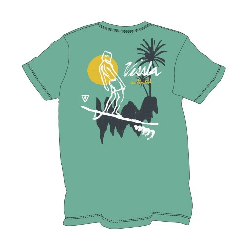 Camiseta Vissla Chill In Tee Jade