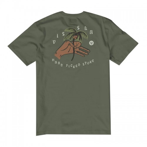 Camiseta Vissla Hand Picked Pkt Tee Army