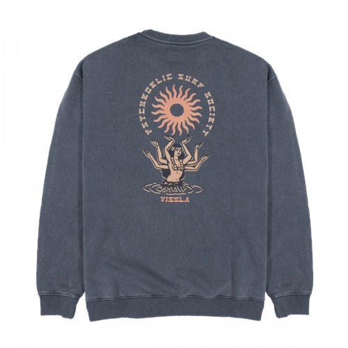 Sudadera Vissla Hula Hands Crew Fleece Phantom