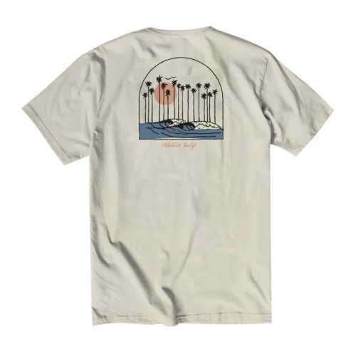 Camiseta Vissla Out Front Organic Tee Bone