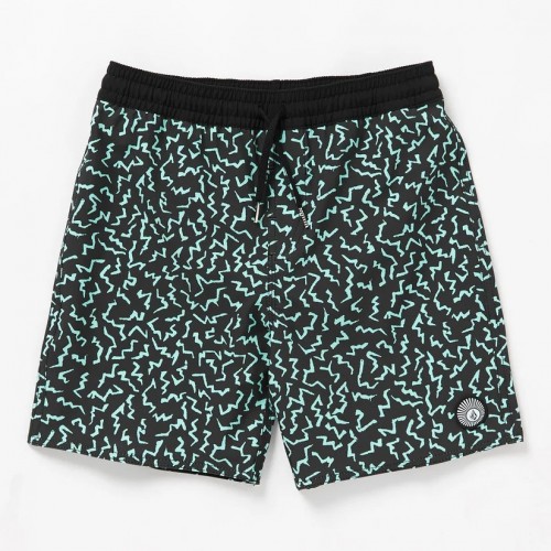 Bañador Volcom Asphalt Beach Trunk 15" Boy Black