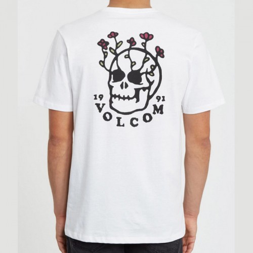 Camiseta Volcom Bloom Of Doom Tee White