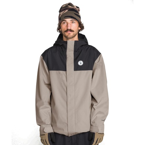 Chaqueta de snowboard Volcom Buckthreeeighty Khaki