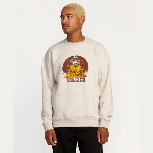 Sudadera Volcom Callum Rooney Crew Dust Heather