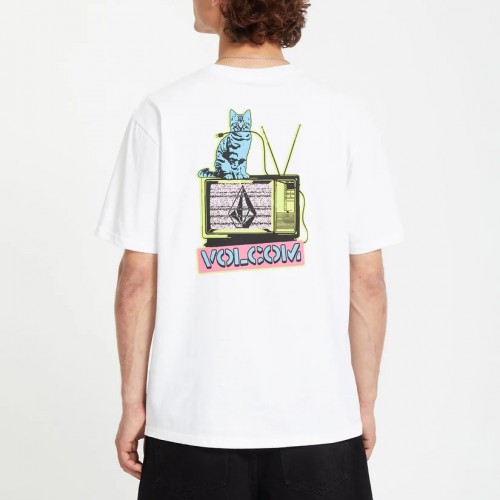 Camiseta Volcom CATV Tee White
