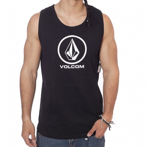 Camiseta Volcom Circle Staple Tank Top Black