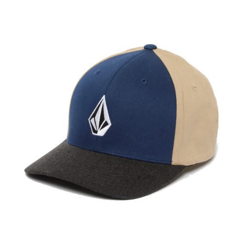 Gorra Volcom Full Stone Hthr Flexfit Hat Dust Bowl Indigo