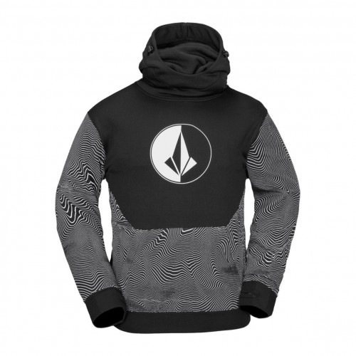 Sudadera de snowboard Volcom Hydro Riding Hoodie Black Print