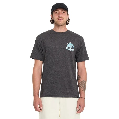 Camiseta Volcom Solstice Hth Tee Heather Black