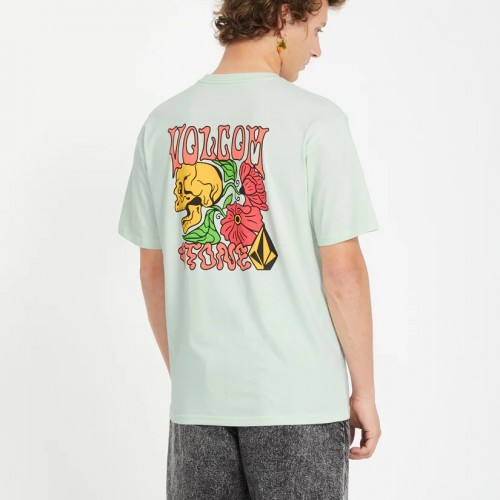 Camiseta Volcom Tooflow Tee Cloud Blue