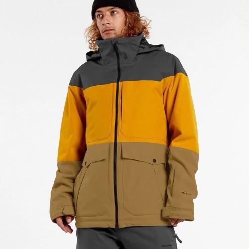 Chaqueta de snowboard Volcom Tri Star Insulated Jacket Burnt Khaki