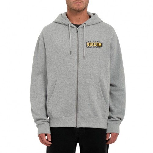 Sudadera Volcom Watanite Zip Fleece Heather Grey