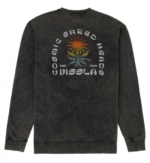 Sudadera Vissla Sundazed Crew Fleece Black