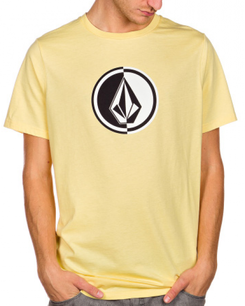 Camiseta Volcom Circle Stone SS Basic Light Yellow