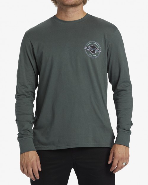 Camiseta Billabong Rotor Diamond Slate Green