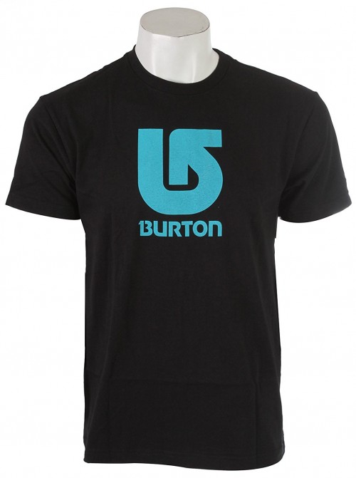 Camiseta Burton Boys Logo Vertical SS True Black/Blue