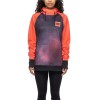 686 Wmns Bonded Flc Pullover Hoody Hot Coral Clrbl