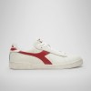 Diadora Game L Low Waxed White/Red Pepper