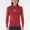Rip Curl Corps LS Maroon